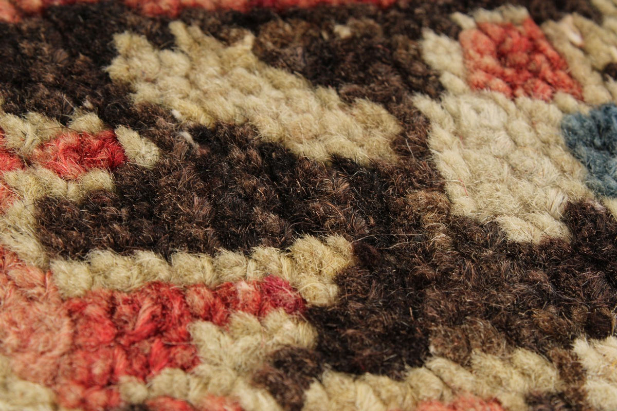 5x7 Red and Brown Turkish Tribal Rug