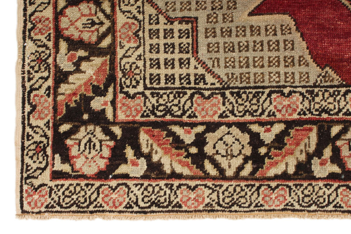 5x7 Red and Brown Turkish Tribal Rug