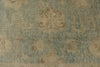 13x16 Blue and Ivory Turkish Oushak Rug
