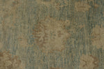 13x16 Blue and Ivory Turkish Oushak Rug
