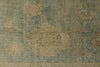 13x16 Blue and Ivory Turkish Oushak Rug