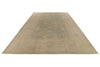 13x16 Blue and Ivory Turkish Oushak Rug