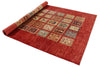 6x8 Multicolor and Red Turkish Oushak Rug