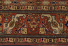 7x10 Navy and Rust Turkish Traditional Rug