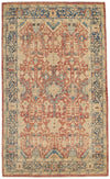 5x8 Rust and Navy Turkish Oushak Rug