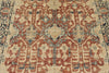 5x8 Rust and Navy Turkish Oushak Rug