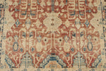 5x8 Rust and Navy Turkish Oushak Rug