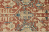 5x8 Rust and Navy Turkish Oushak Rug