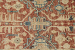 5x8 Rust and Navy Turkish Oushak Rug