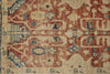 5x8 Rust and Navy Turkish Oushak Rug