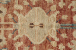 5x8 Rust and Navy Turkish Oushak Rug