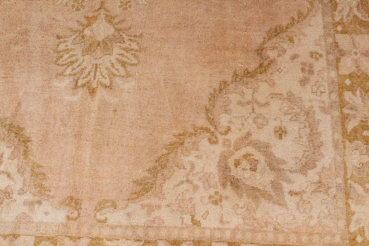 7x11 Ivory Turkish Tribal Runner