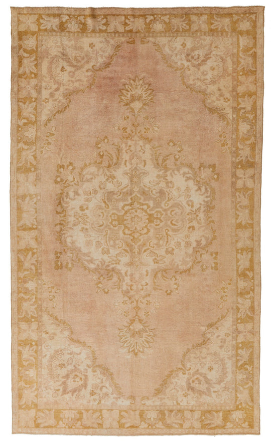 7x11 Ivory Turkish Tribal Runner