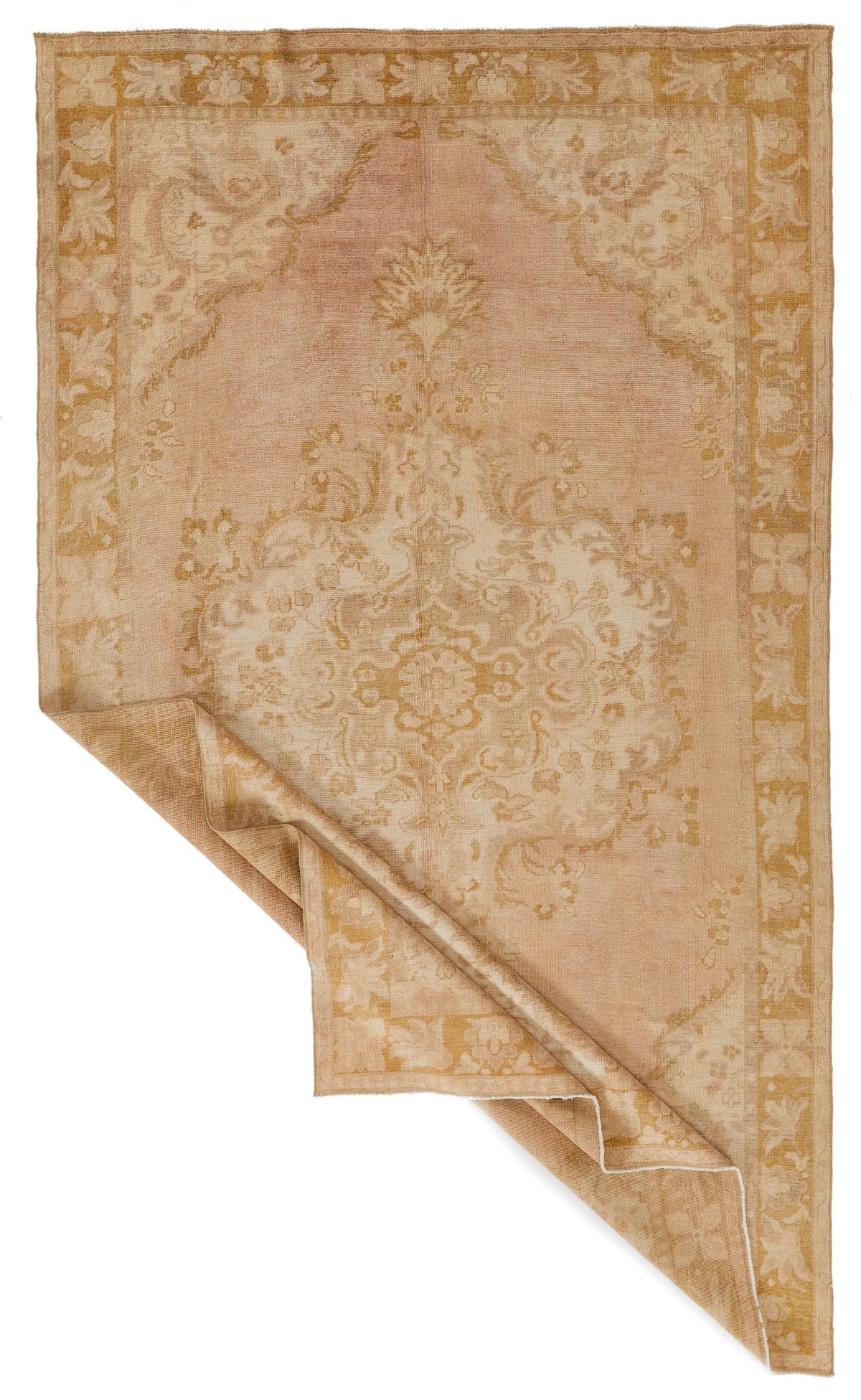 7x11 Ivory Turkish Tribal Runner