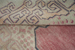 4x8 Pink and Beige Anatolian Turkish Tribal Runner