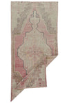 4x8 Pink and Beige Anatolian Turkish Tribal Runner