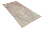 4x8 Pink and Beige Anatolian Turkish Tribal Runner