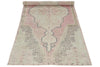 4x8 Pink and Beige Anatolian Turkish Tribal Runner