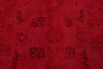 9x10 Red and Pink Turkish Overdyed Rug