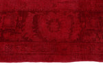 9x10 Red and Pink Turkish Overdyed Rug