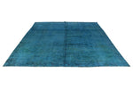 8x9 Navy and Blue Modern Contemporary Rug