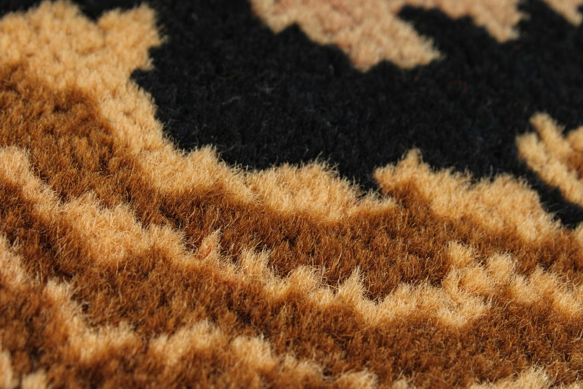 4x19 Navy and Multicolor Turkish Traditional Runner