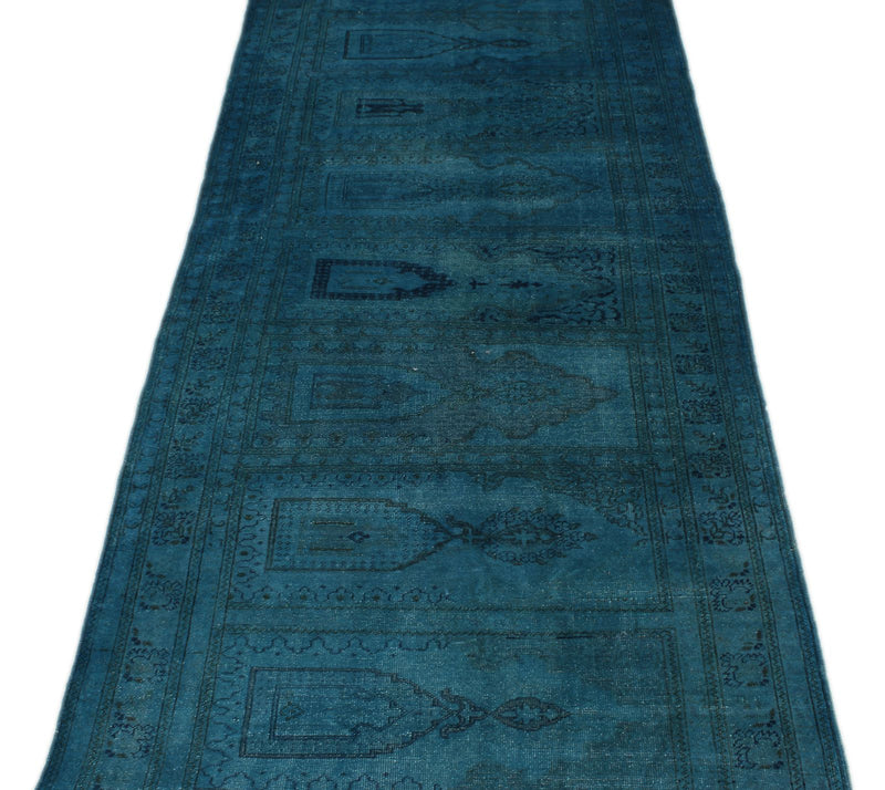 3x9 Blue Turkish Traditional Runner