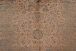 5x8 Pink and Gray Traditional Rug