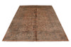 5x8 Pink and Gray Traditional Rug