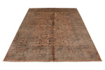 5x8 Pink and Gray Traditional Rug