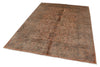 5x8 Pink and Gray Traditional Rug