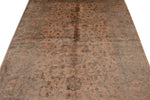 5x8 Pink and Gray Traditional Rug