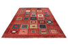 7x10 Red and Multicolor Persian Traditional Rug