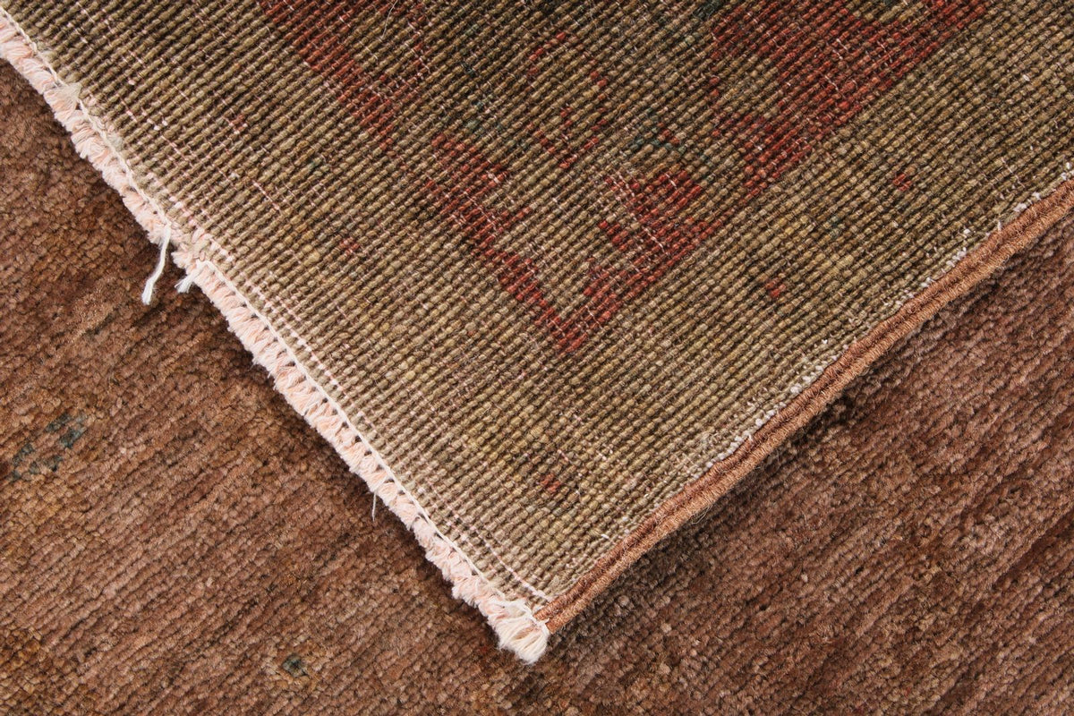 4x6 Purple and Rose Turkish Overdyed Rug