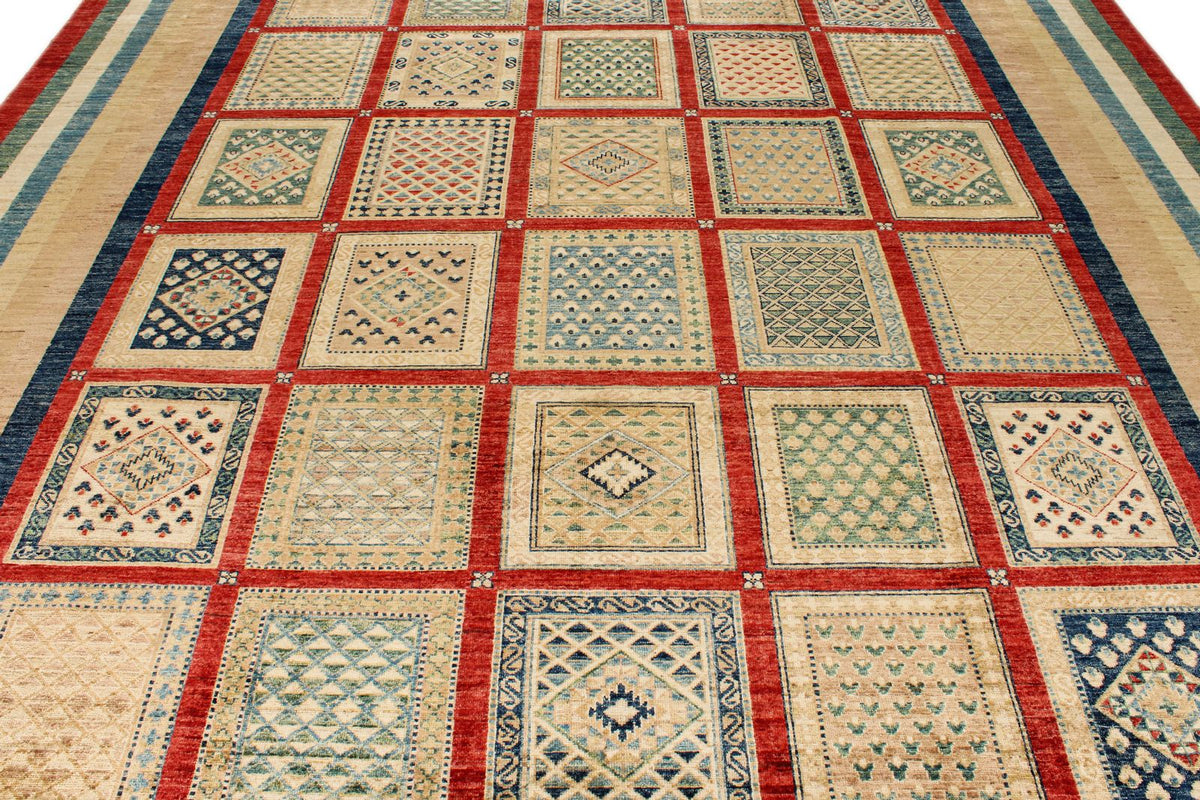 10x12 Multicolor Turkish Tribal Rug