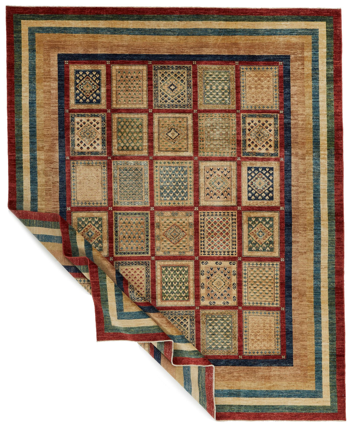 10x12 Multicolor Turkish Tribal Rug