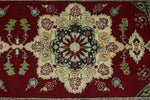 3x10 Red and Ivory Turkish Traditional Runner