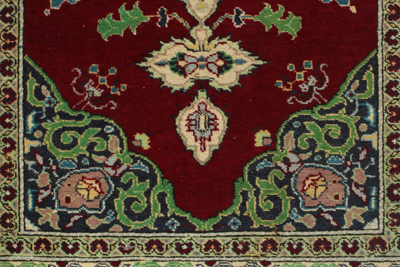 3x10 Red and Ivory Turkish Traditional Runner