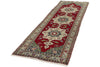 3x10 Red and Ivory Turkish Traditional Runner