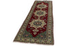 3x10 Red and Ivory Turkish Traditional Runner