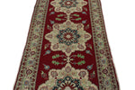 3x10 Red and Ivory Turkish Traditional Runner