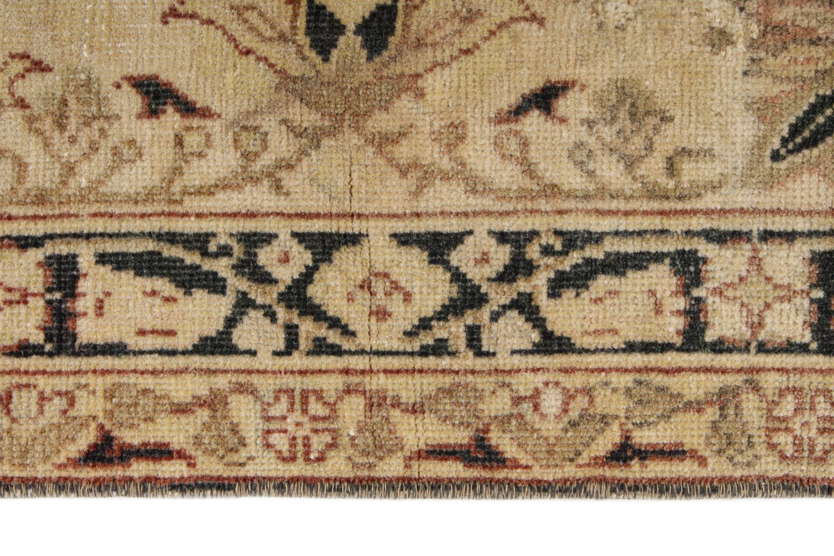 7x10 Burgundy and Ivory Turkish Anatolia Rug