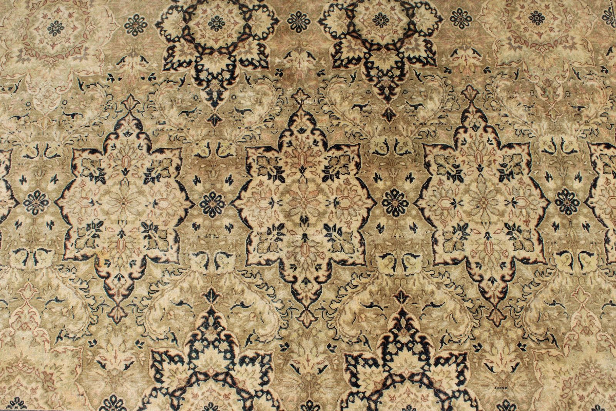 7x10 Burgundy and Ivory Turkish Anatolia Rug