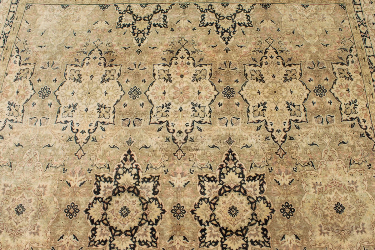 7x10 Burgundy and Ivory Turkish Anatolia Rug