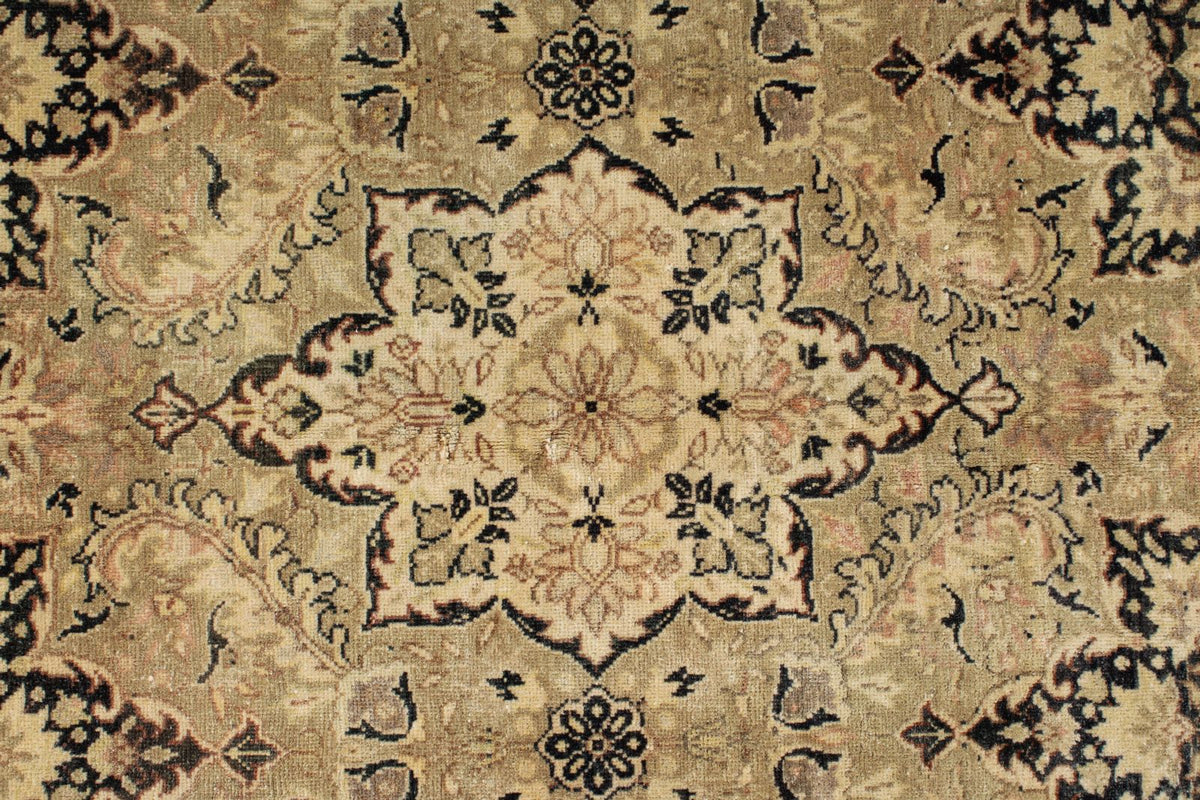 7x10 Burgundy and Ivory Turkish Anatolia Rug