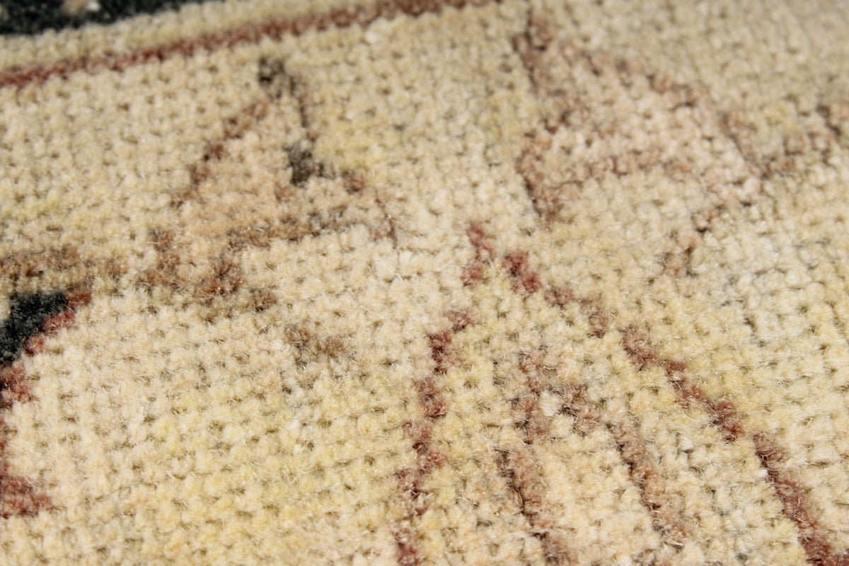 7x10 Burgundy and Ivory Turkish Anatolia Rug