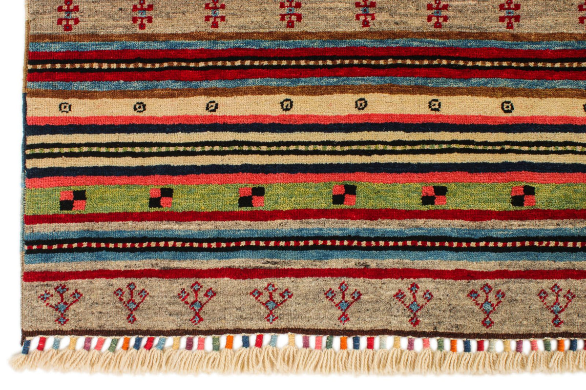 6x8 Multicolor Turkish Tribal Rug