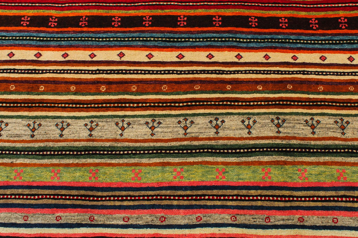 6x8 Multicolor Turkish Tribal Rug