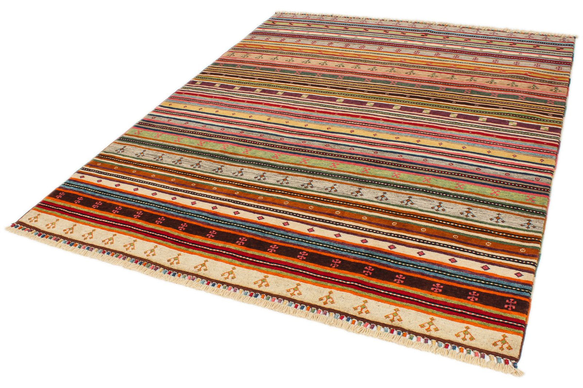 6x8 Multicolor Turkish Tribal Rug