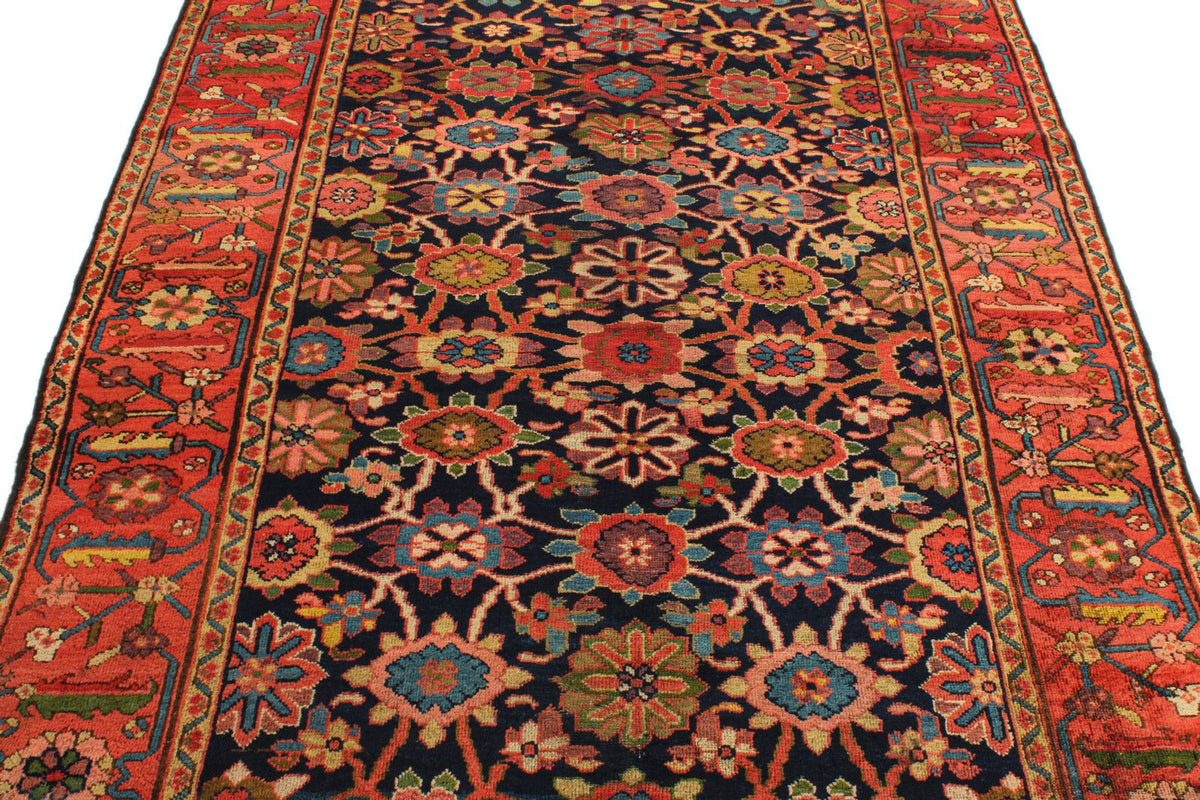 5x11 Navy and Red Persian Tribal Runner